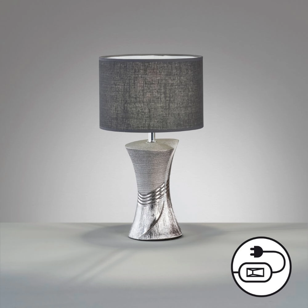 Lampe de table Louis Ø 25 cm Fischer & Honsel 4003694507240