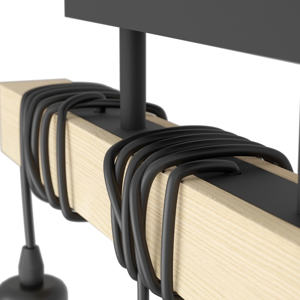 Lampe de plafond Townshend Aspect bois - 3x E27 Eglo 9002759435110