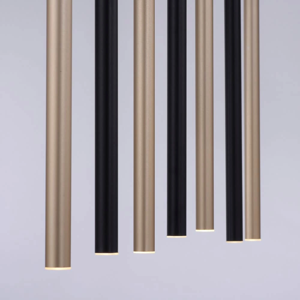 Lampe suspendue unique Flute 7 lumières Paul Neuhaus 4012248374771