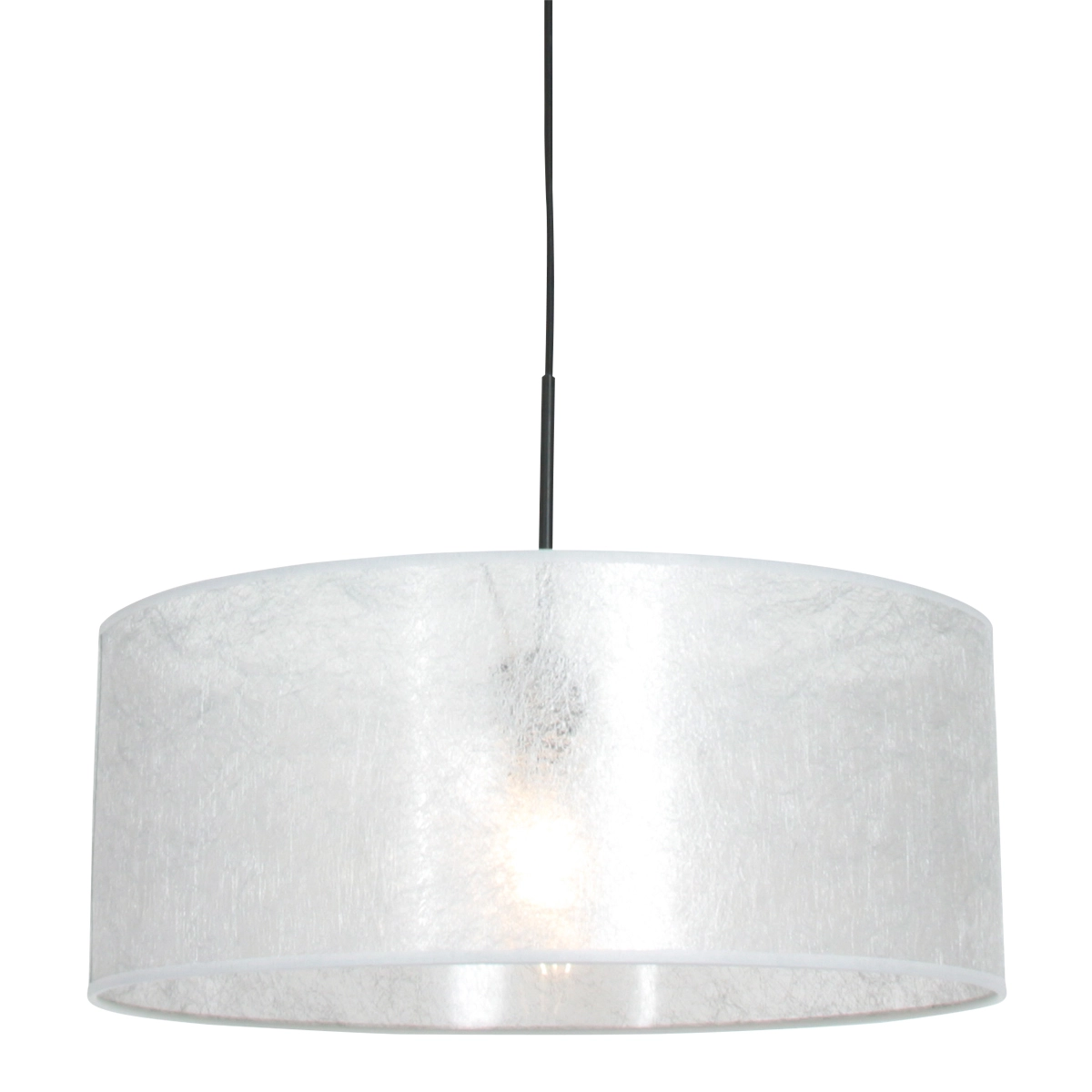 Lampe suspendue Sparkled 50 cm avec abat-jour gris argenté Lampe suspendue Sparkled 50 cm avec abat-jour gris argenté