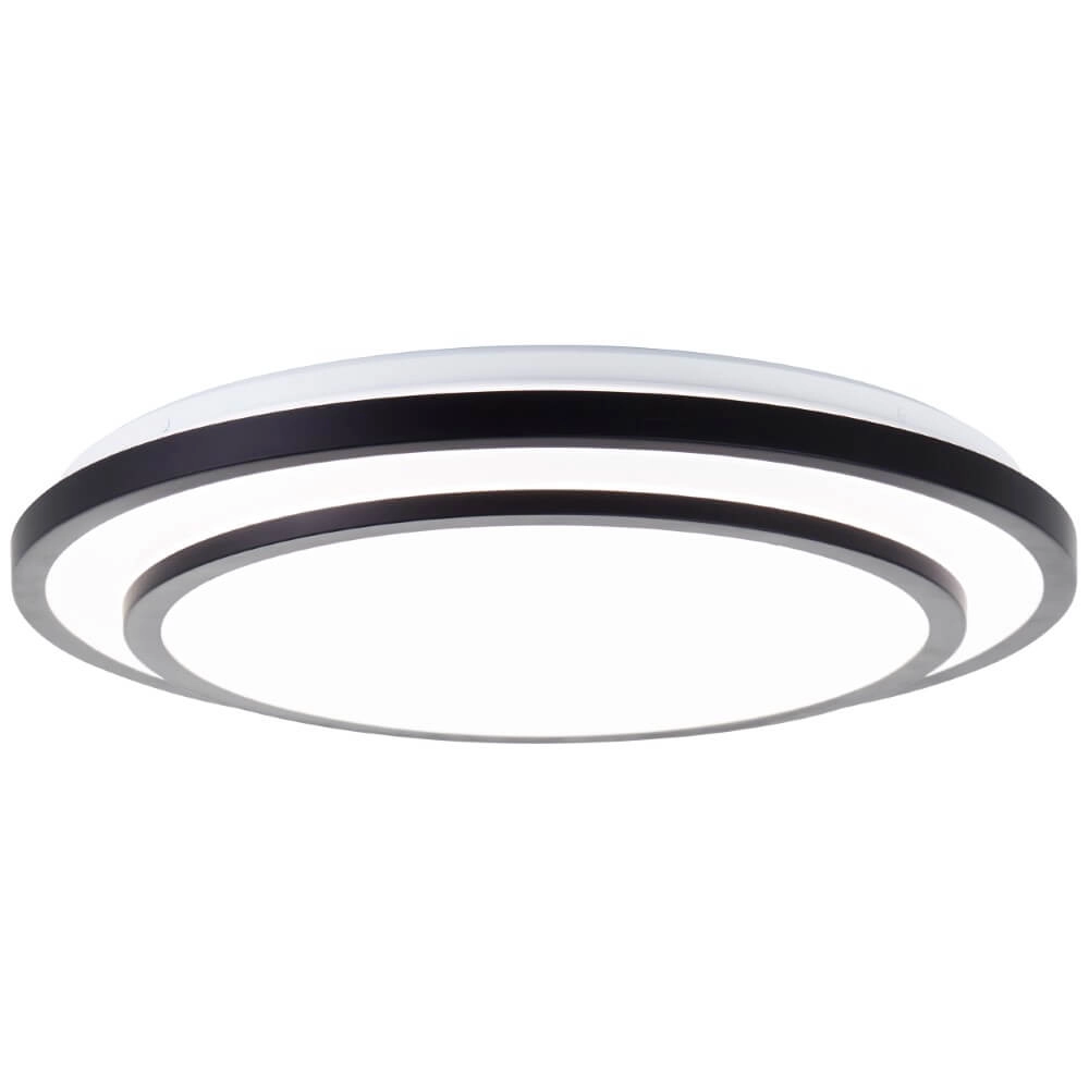 Plafonnier noir Luciano Ø 49,5 cm Plafonnier noir Luciano Ø 49,5 cm