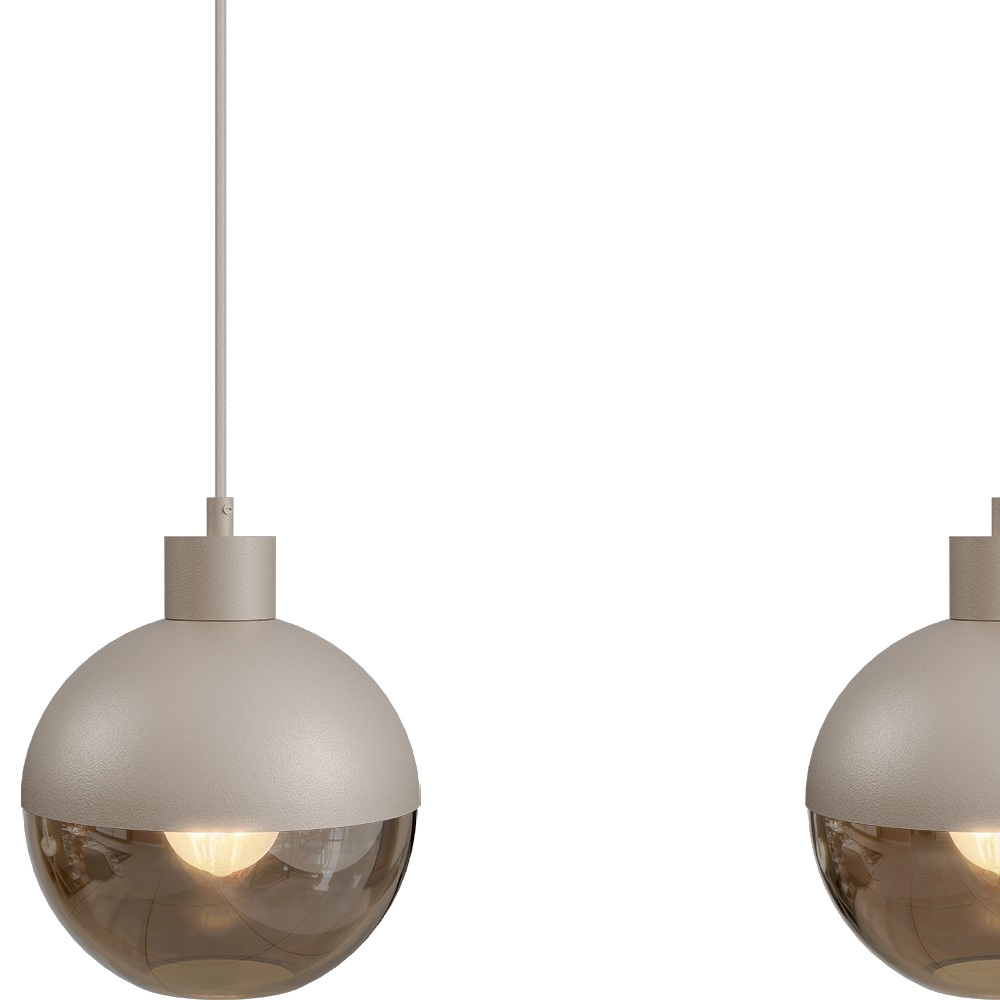 Lampe pendante à 3 lampes Opera Terra beige Masterlight 8718121424071