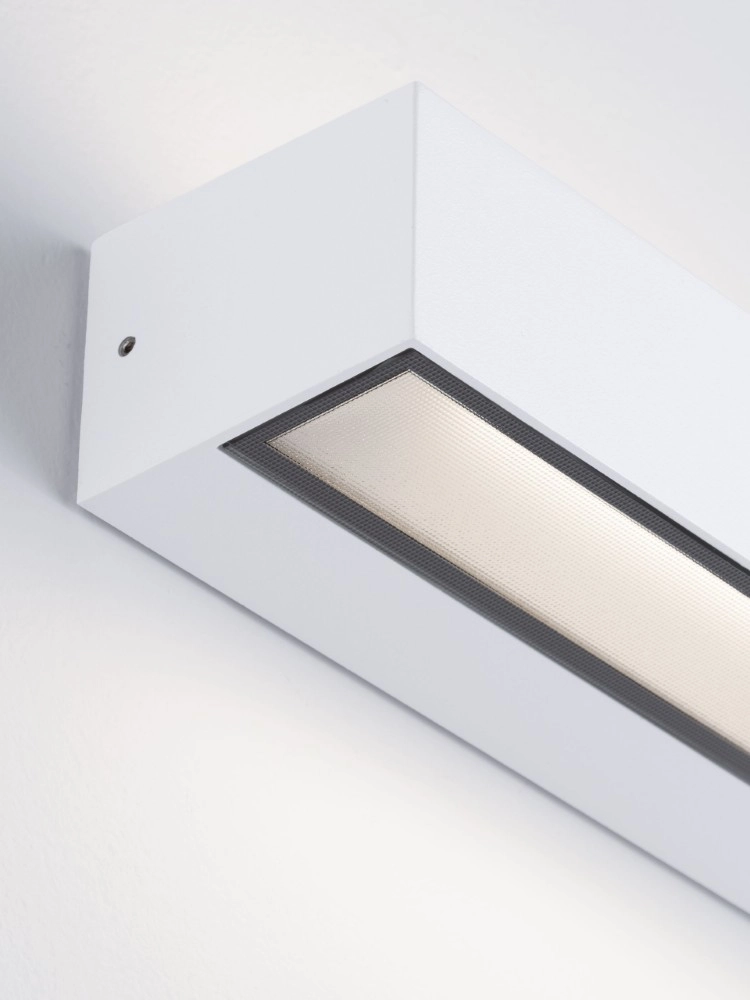 Lampe murale élégante Lane blanc 22cm - 21W Lyora 5212017496775