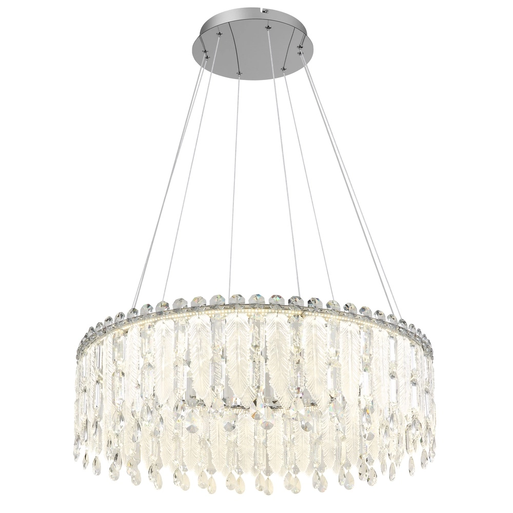 Lampe suspendue Klunka chrome Ø 79,5cm