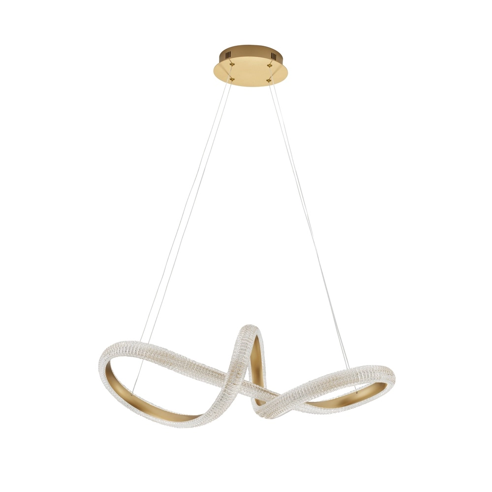 Suspension Medora Curl doré 75cm Lyora 5212017433442