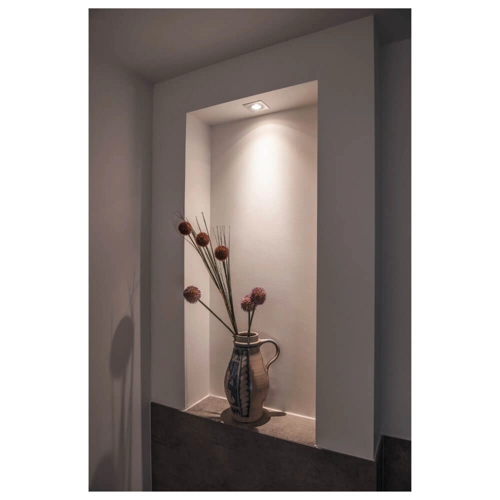 Anneau de montage New Tria 75 carré en aluminium - sans fixation SLV 4024163276399