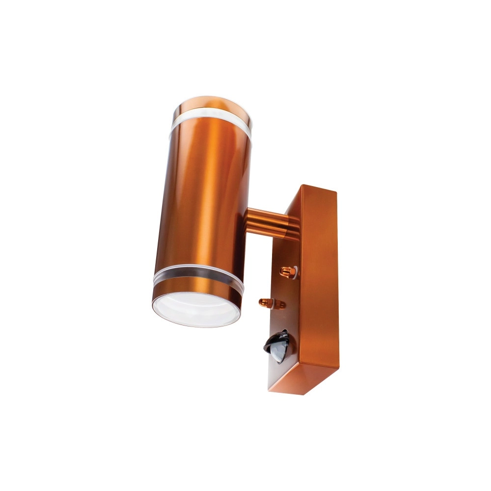 Projecteur mural double avec capteur Opden Cuivre rouge - 2x GU10 Lyora 5055788285687