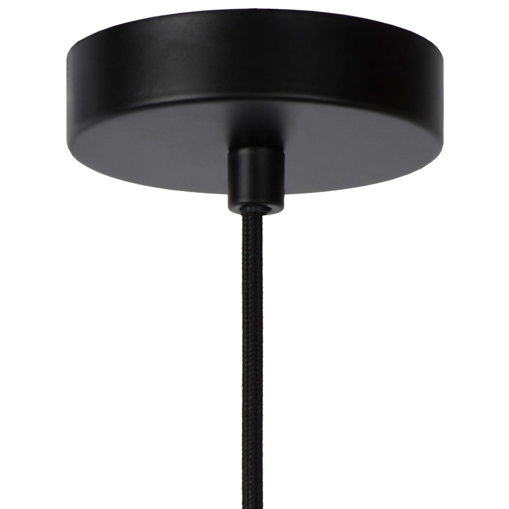 Lampe suspendue Julius Ø verre fumé de 20 cm Lucide 5411212343321