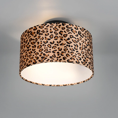 Lampe de plafond Pardina Imprimé léopard