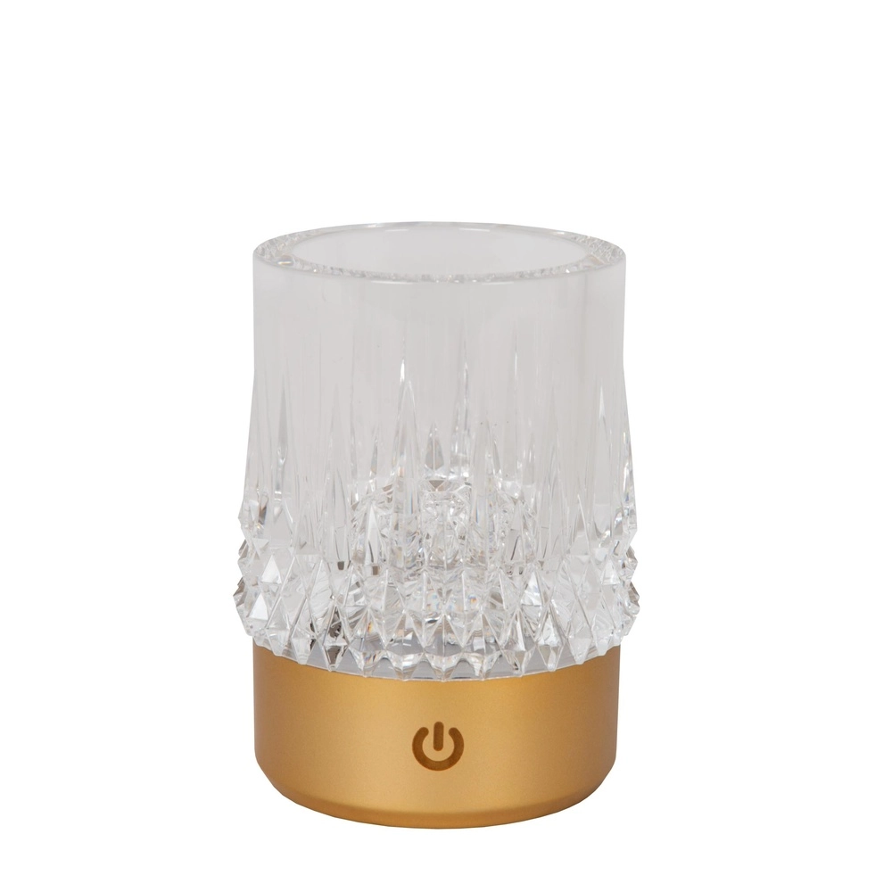 Lampes de table rechargeables Lily Ensemble de 3 pièces d’or