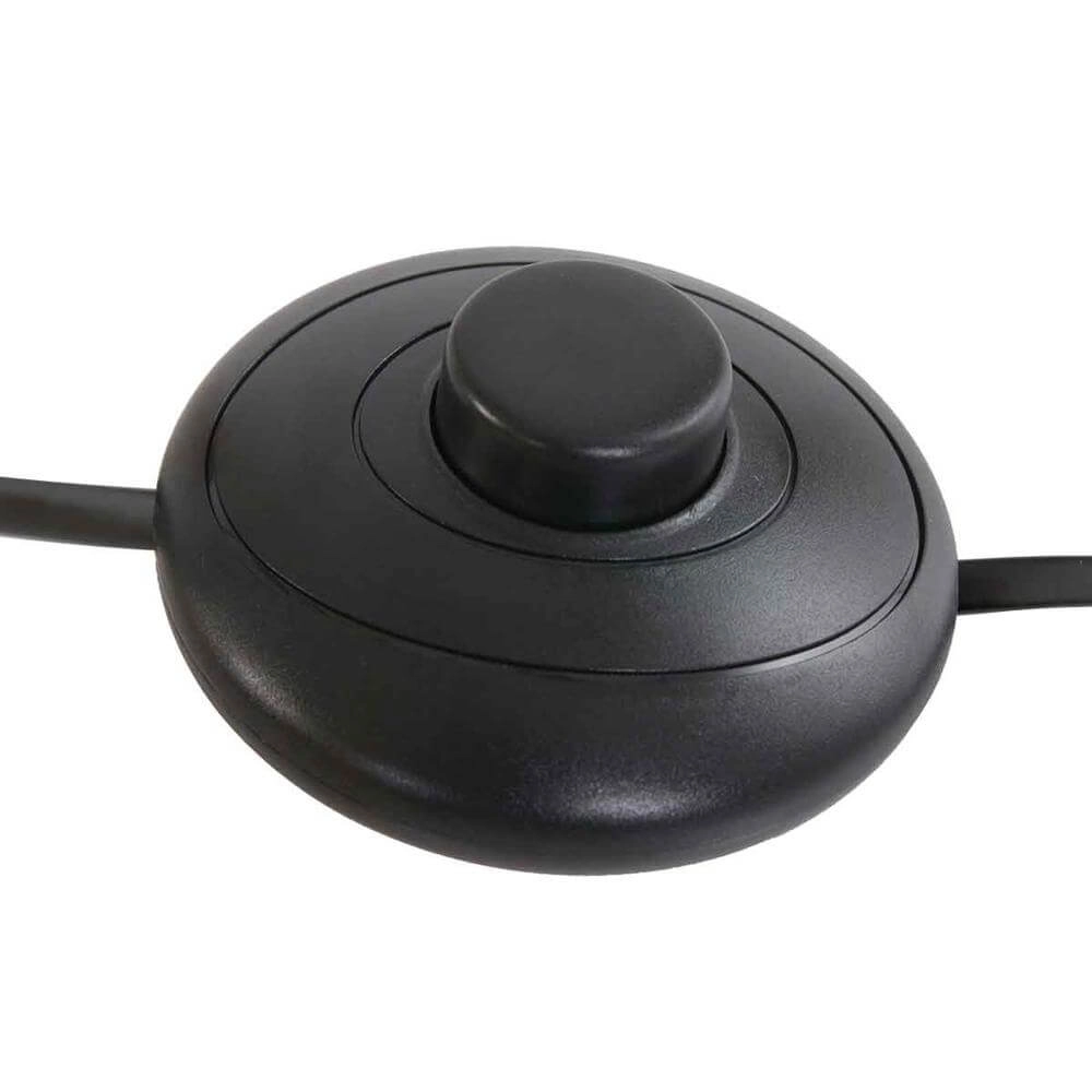 Lampadaire Oeroe noir avec or Steinhauer 8712746176360