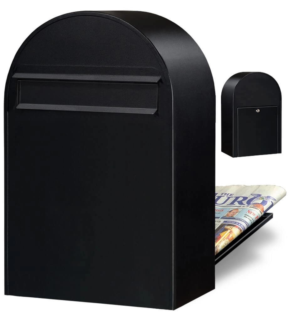 Boites aux lettres Classic B 9005 Noir texturé Boites aux lettres Classic B 9005 Noir texturé