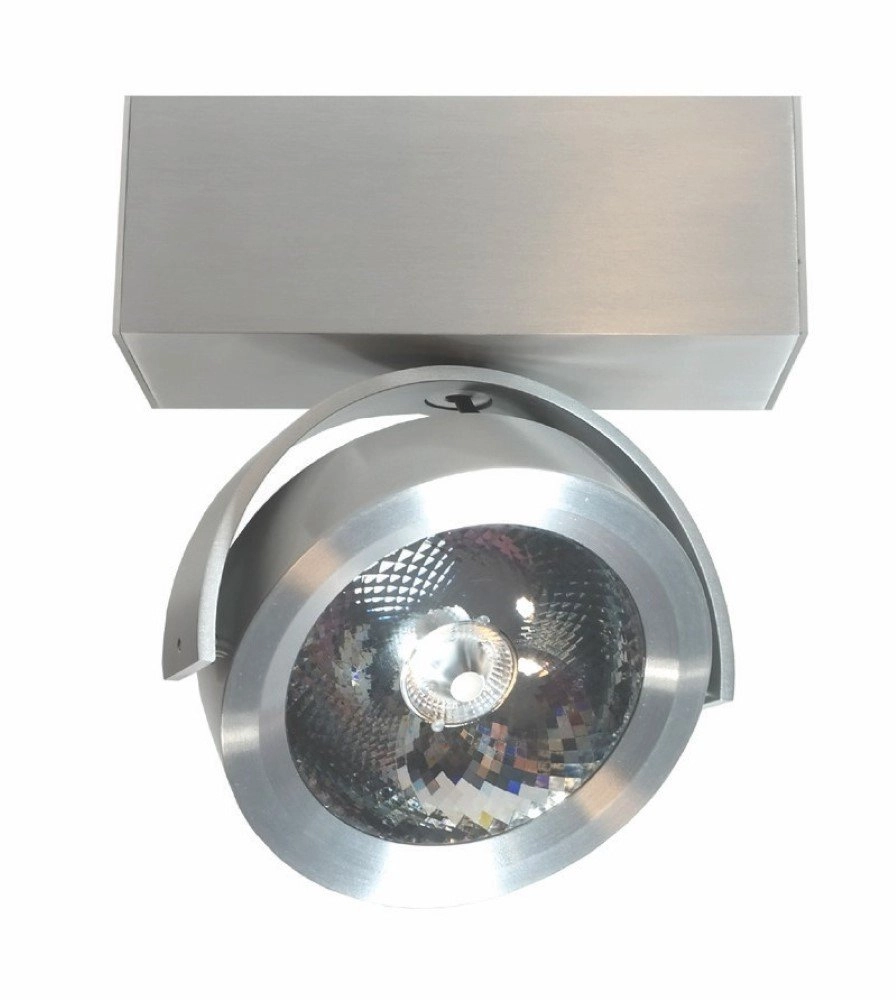 Spot LED Dutchess 13w - 2700K - 16cm gris métal