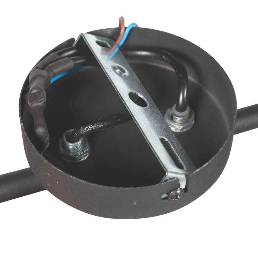 Plafonnier Prato noir avec or 2 lumières Steinhauer 8712746176384