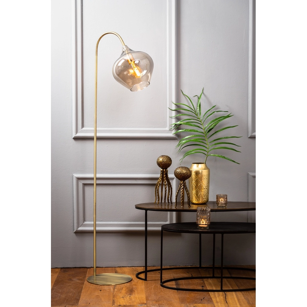 Lampe de pied Rakel bronze Light & Living 8717807303211
