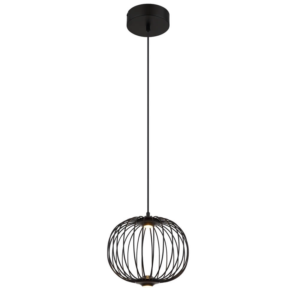 Suspension noire Galway cage simple Ø 30cm Globo 9007371471324