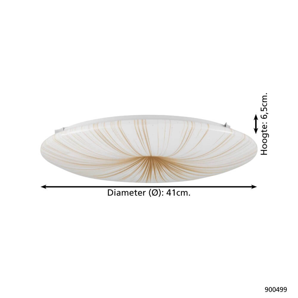 Plafonnier avec LED Nieves 1 Ø 41 cm Eglo 9008606239641