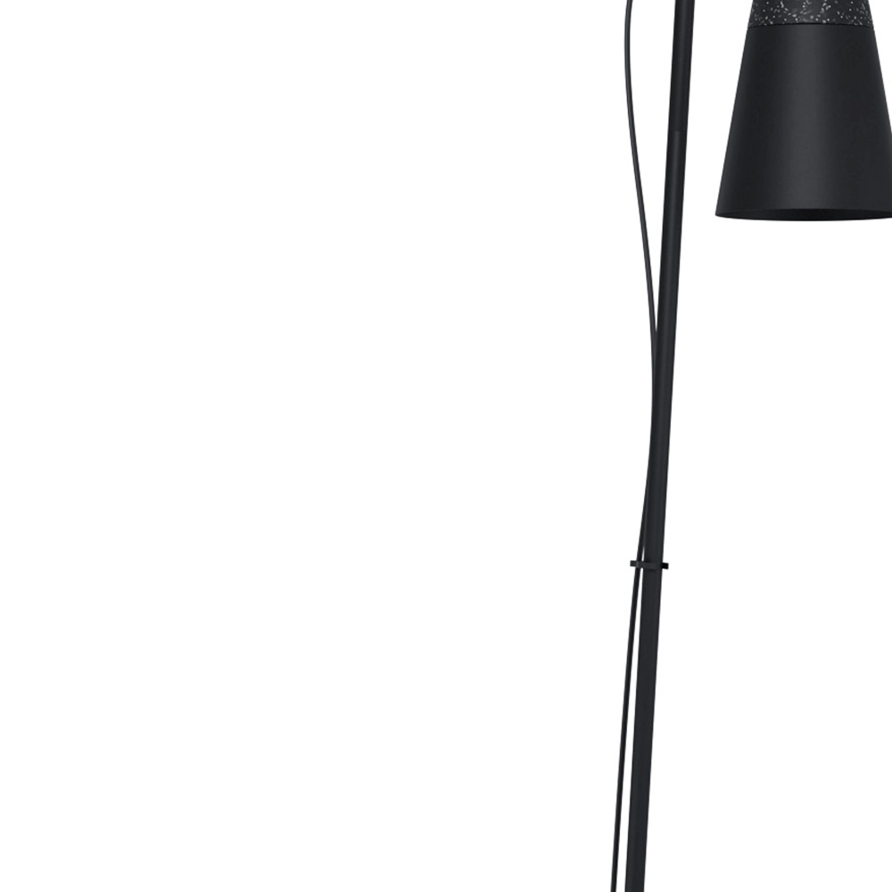 Lampadaire Canterras noir Eglo 9002759995478