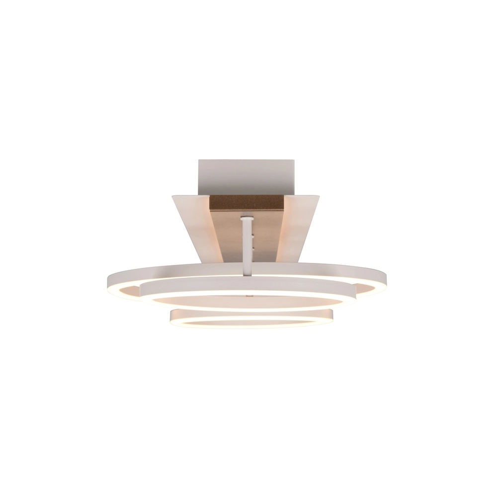 Lampe de plafond Romy marron moka 55cm Trio 4017807703016