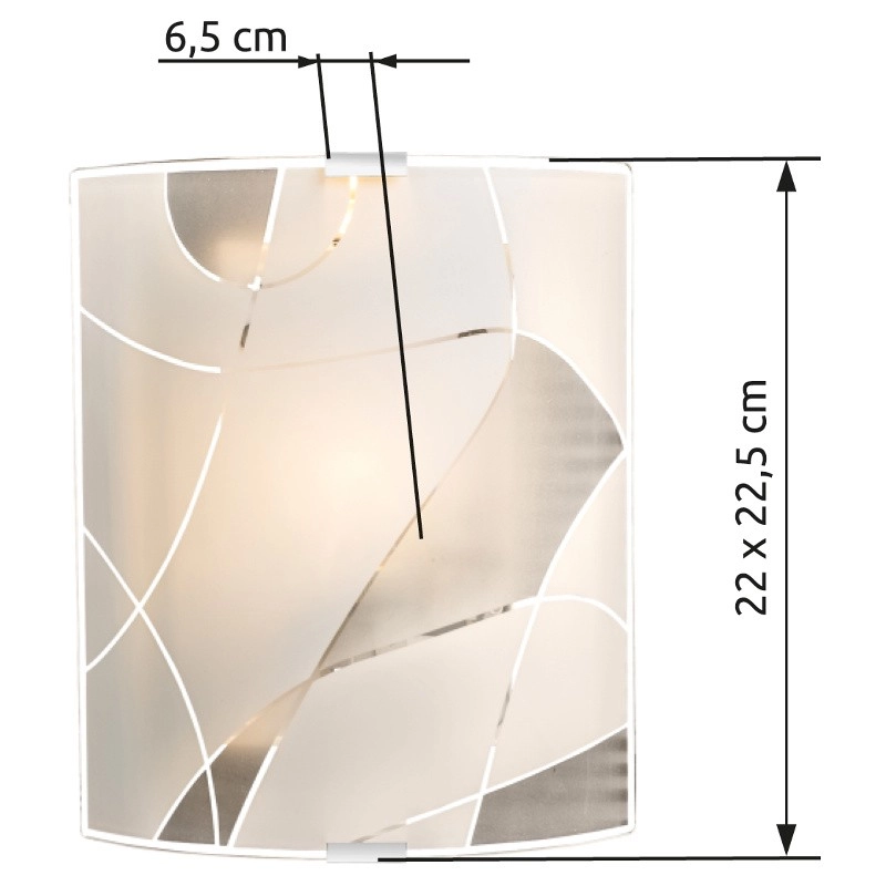 Lampe murale Paranja S blanc Globo 9007371326297
