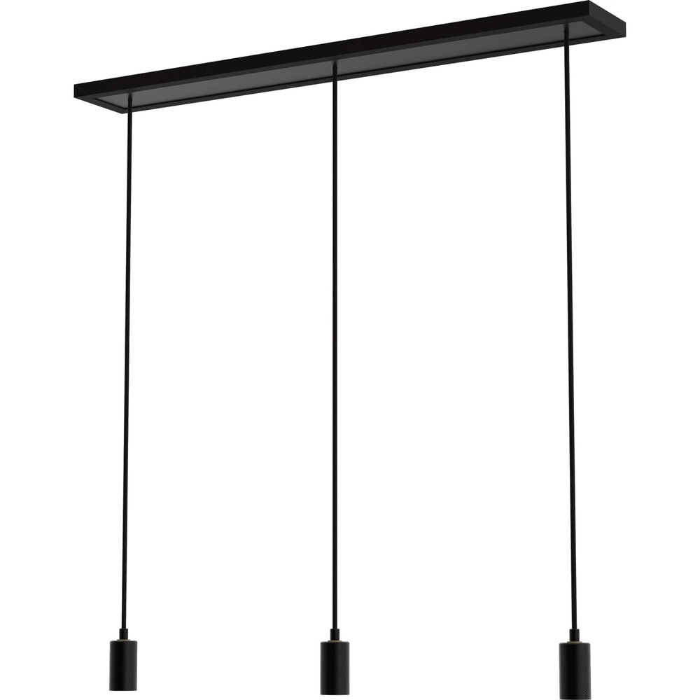 Lampe pendante noire Madox 3-lumière