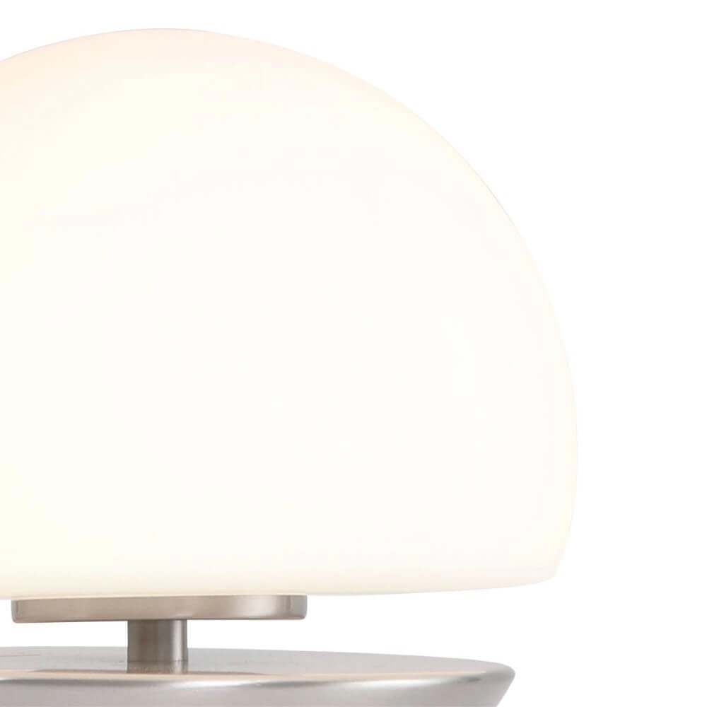 Lampe de table Ancilla 17 cm gris métallisé Steinhauer 8712746114331