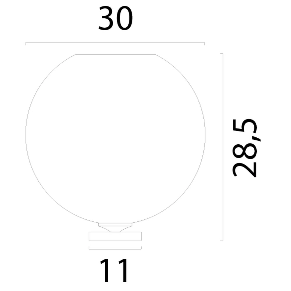 Lampe de table Corda noir avec rotin Ø 30cm Masterlight 8718121336428