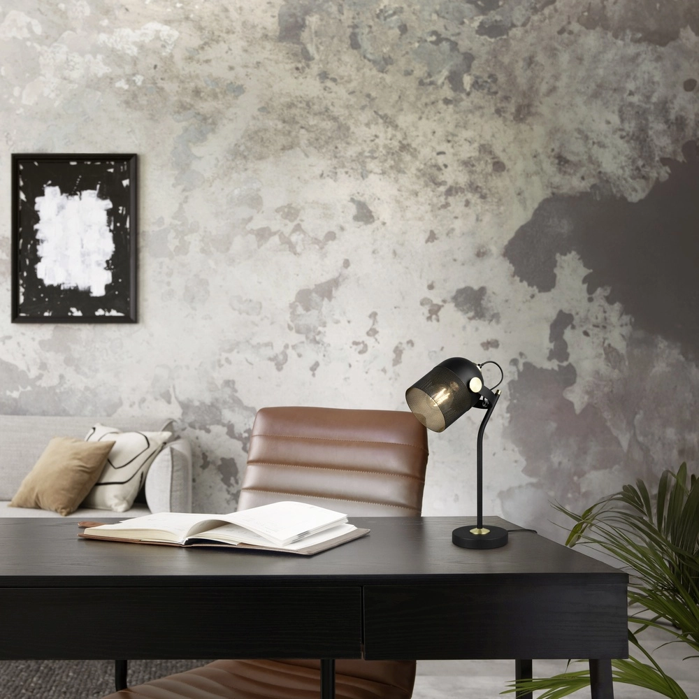 Lampe de table Mixa noir Trio 4017807653168