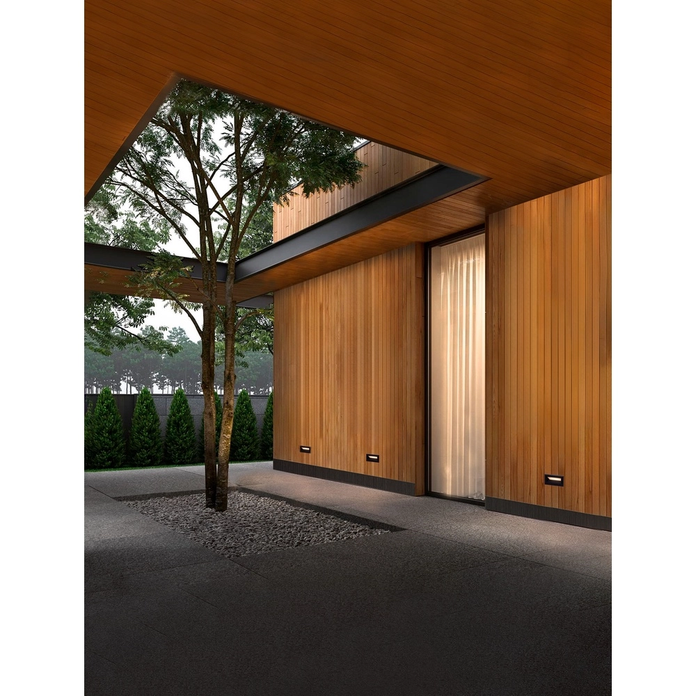 Luminaire encastré design Vivion noir Lyora 5212017453655