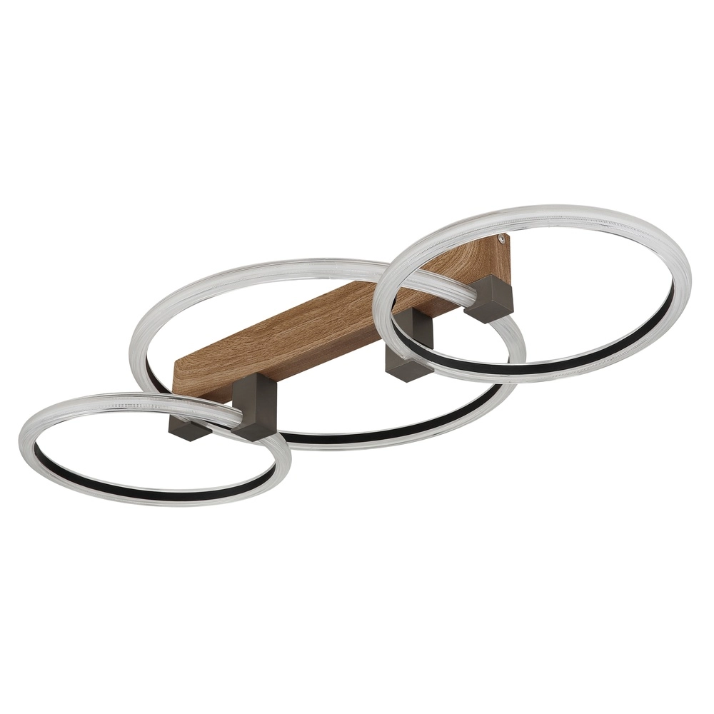 Lampe de plafond en bois Fletcher Conception Globo 9007371580293