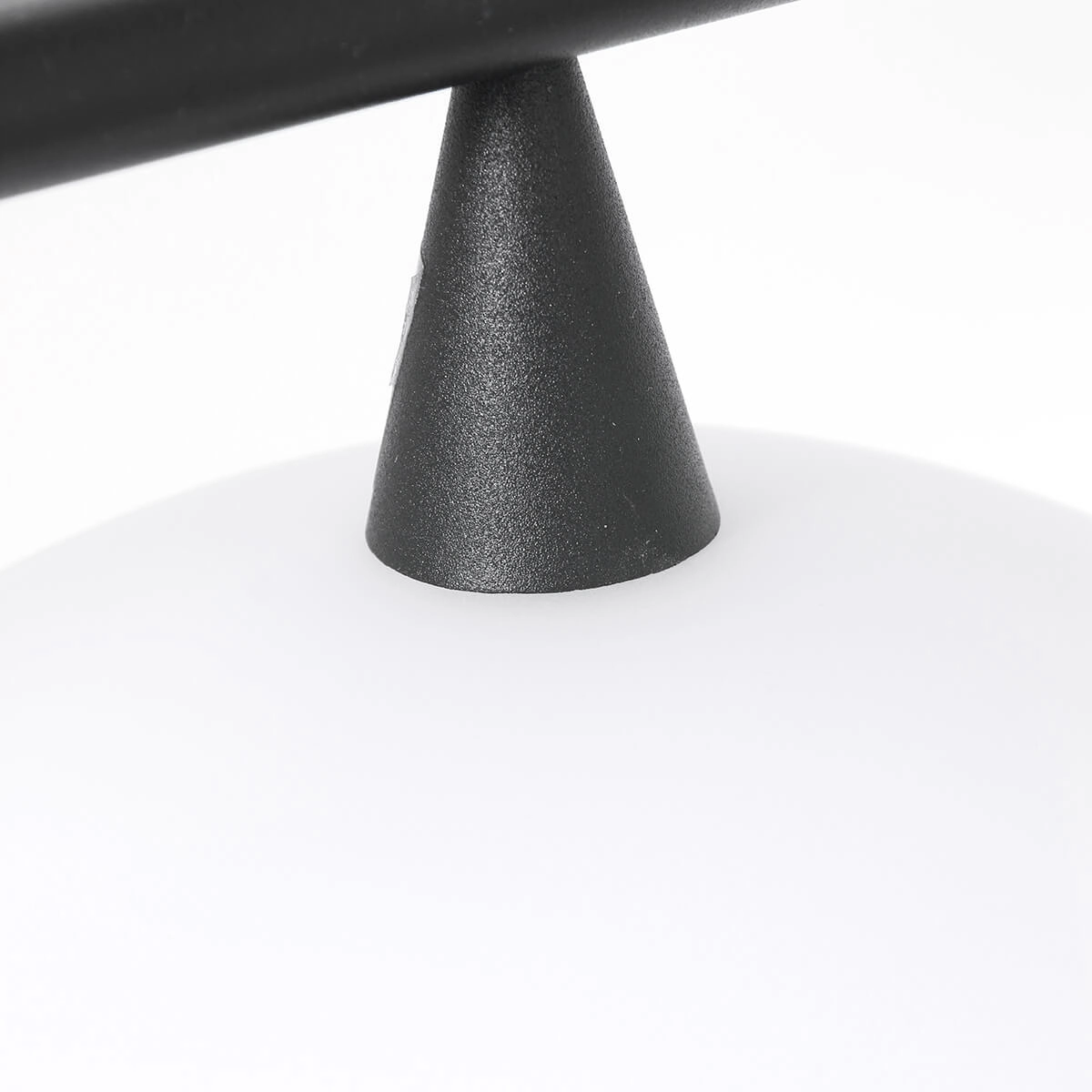 Suspension de salle à manger Tallerken 4 lumières noir avec blanc Steinhauer 8712746133592