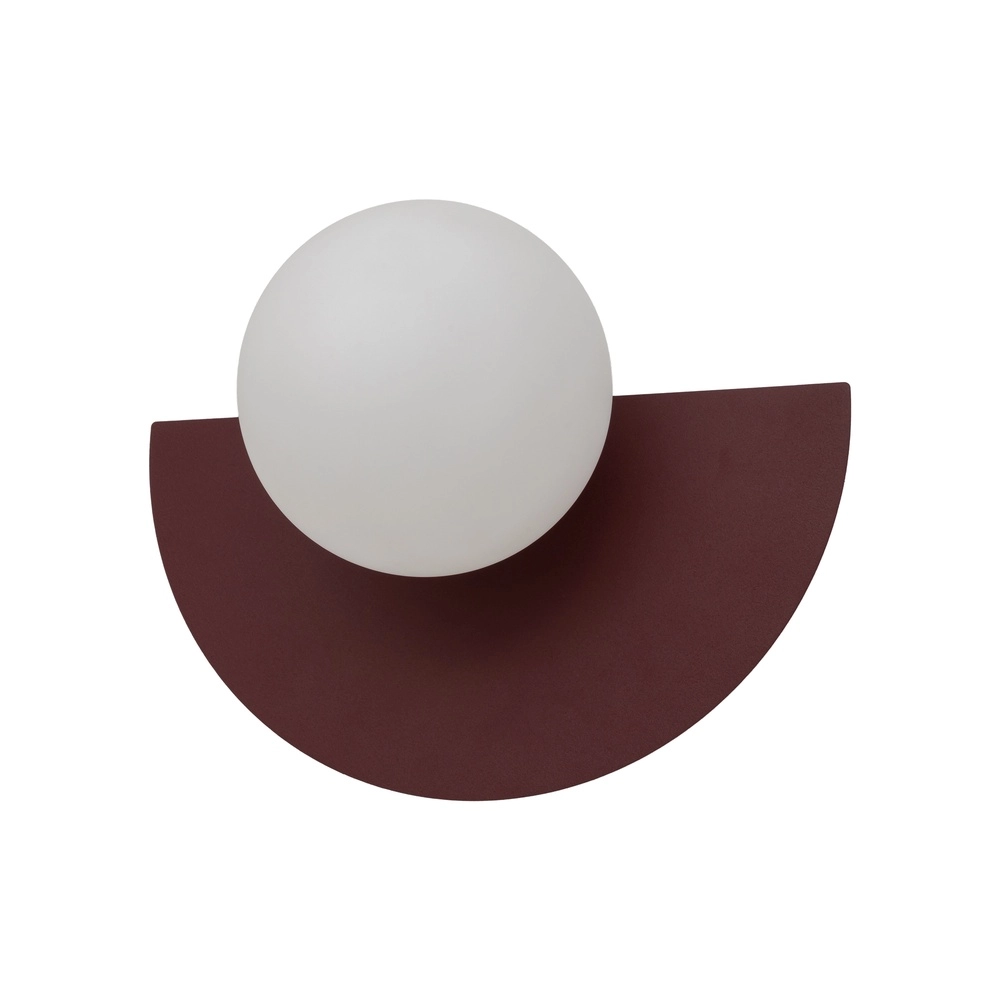 Demi-lampe murale Saturn Rouge bordeaux Lyora 5903139126021