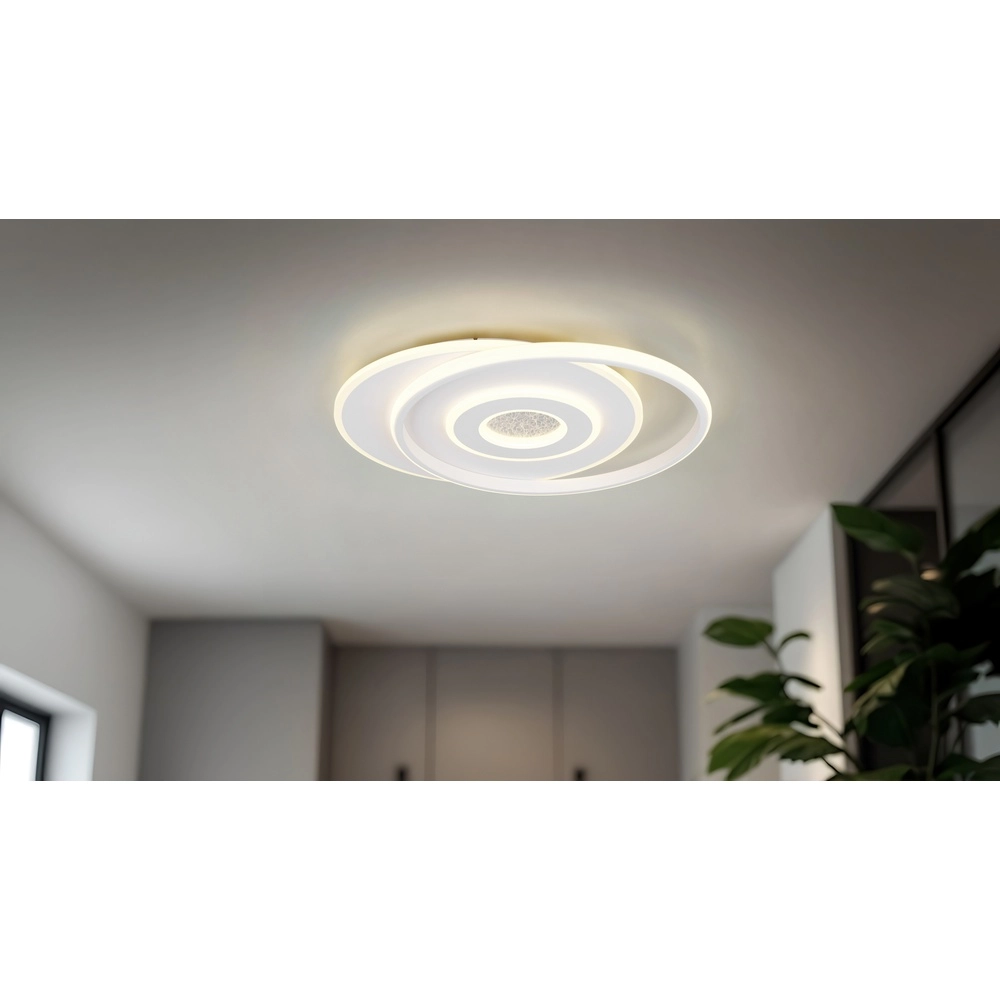 Plafonnier blanc Nazar Conception ronde Trio 4017807659658