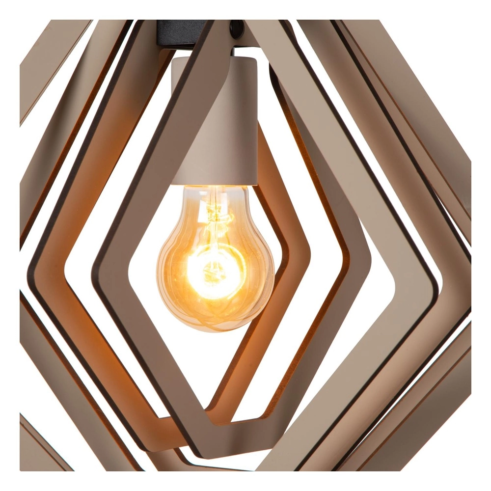 Lampe suspendue pour la chambre des enfants Mauro taupe Lucide 5411212771506