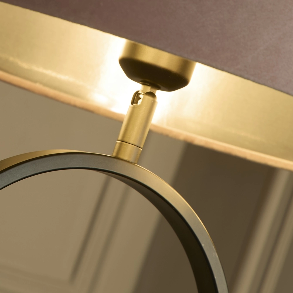 Lampadaire Modish noir avec teinte rose Searchlight 5053423307572