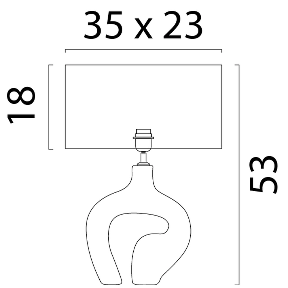 Lampe de table Japandi Woodie 35 cm - bois avec naturel Masterlight 8718121392721