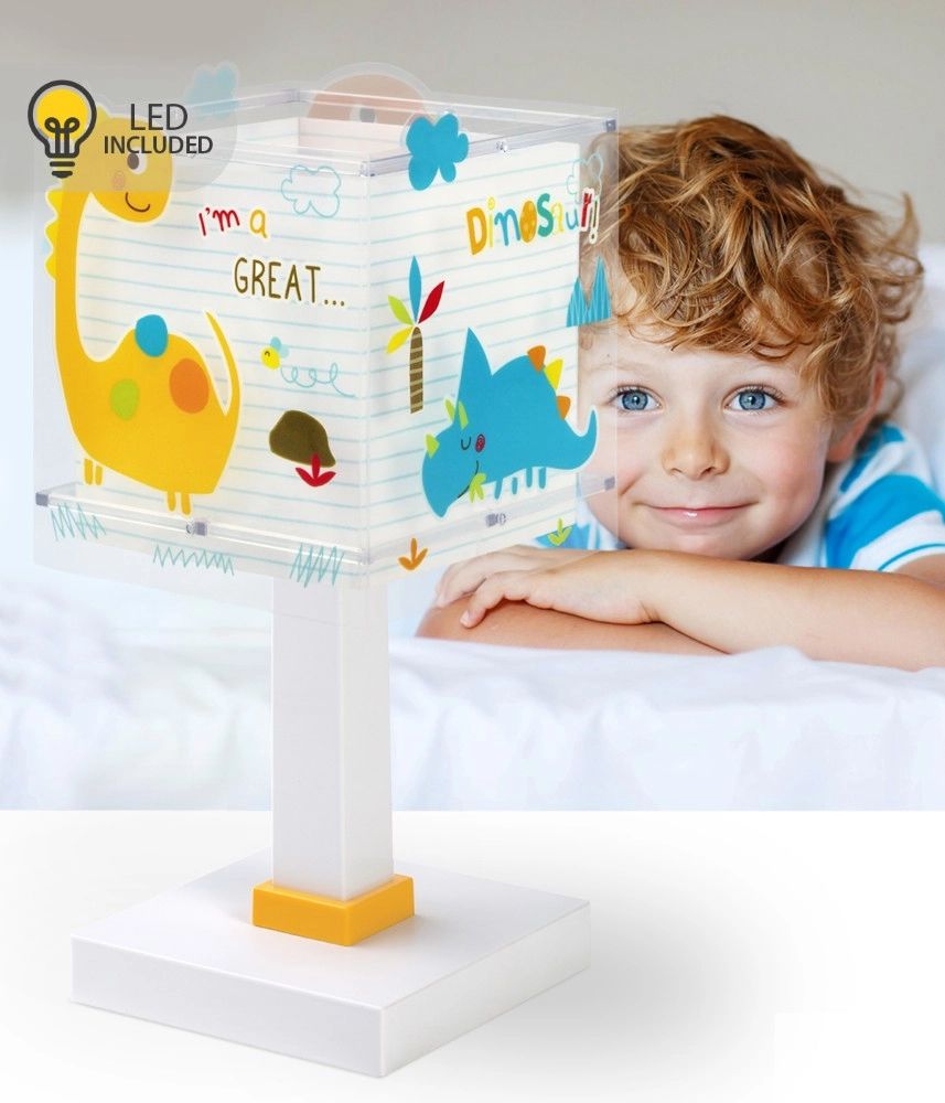 Lampe de table Dinos jaune Dalber 8420406001814