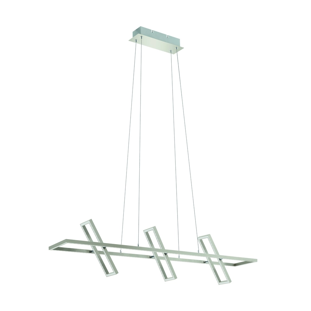 Lampe pendante moderne Tamasera M nickel