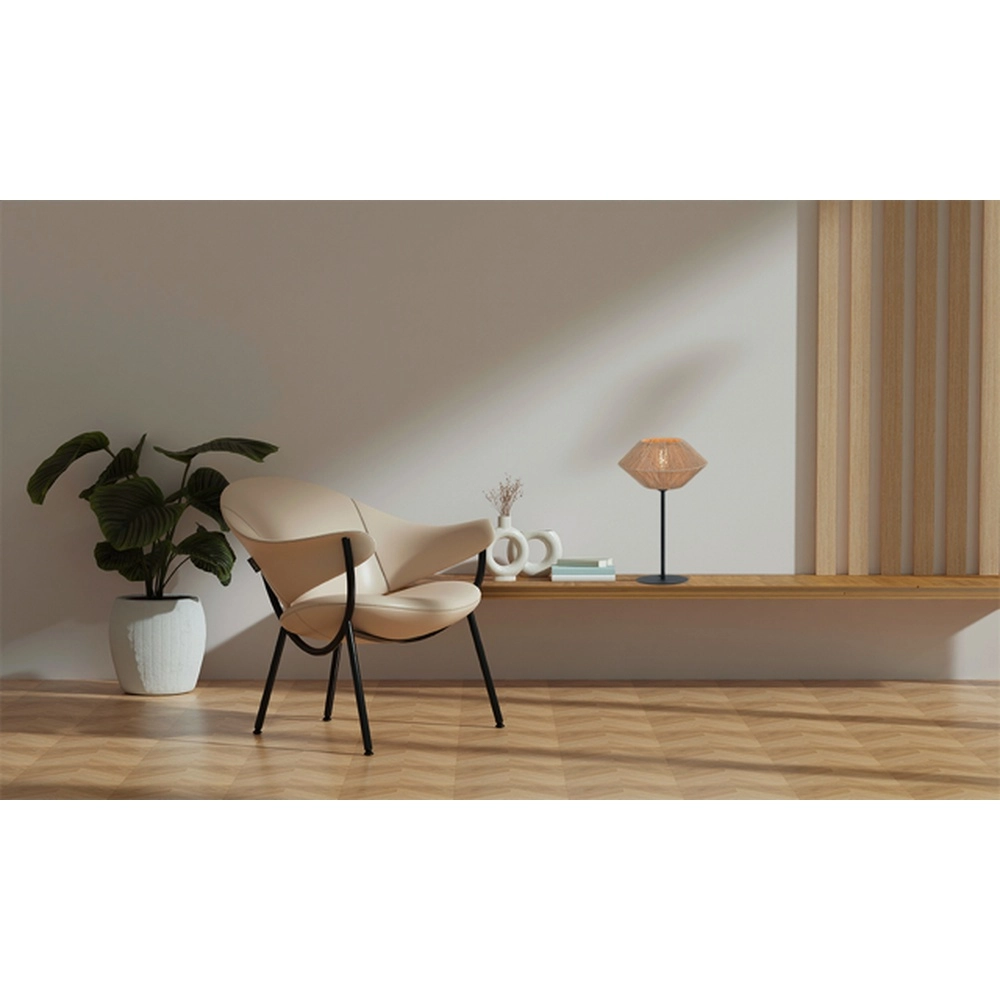 Lampe de table Bicono avec une casquette en corde Ø 35cm Masterlight 8718121352831