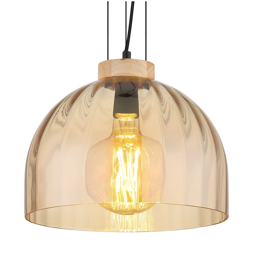 Lampe suspendue Swanson noir Ø 30cm Globo 9007371592647