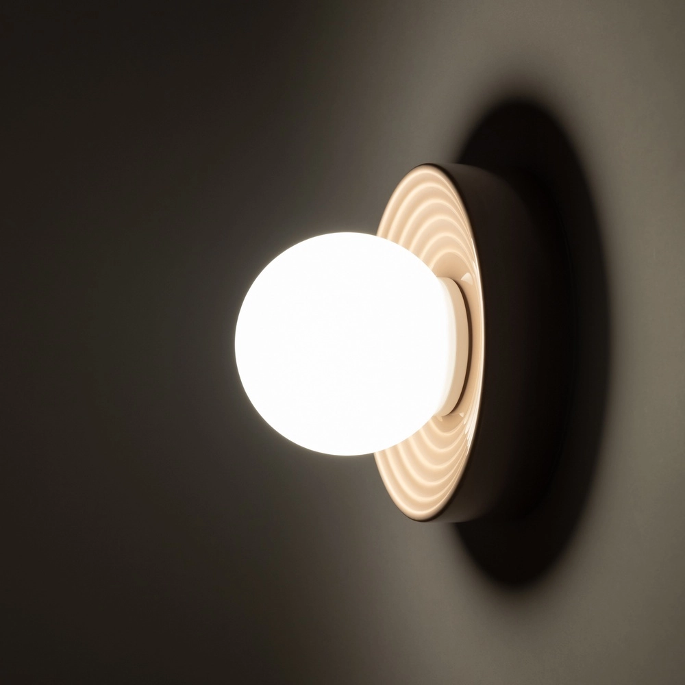 Lampe murale de conception Clay rose Ø 16cm Lyora 5903139117487