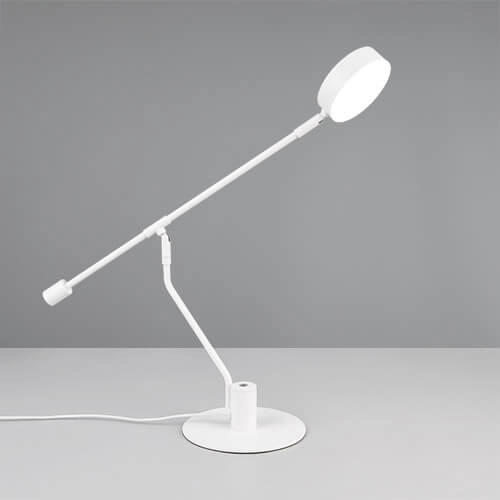 Lampe de bureau LED Manduro blanc Trio 4017807616002