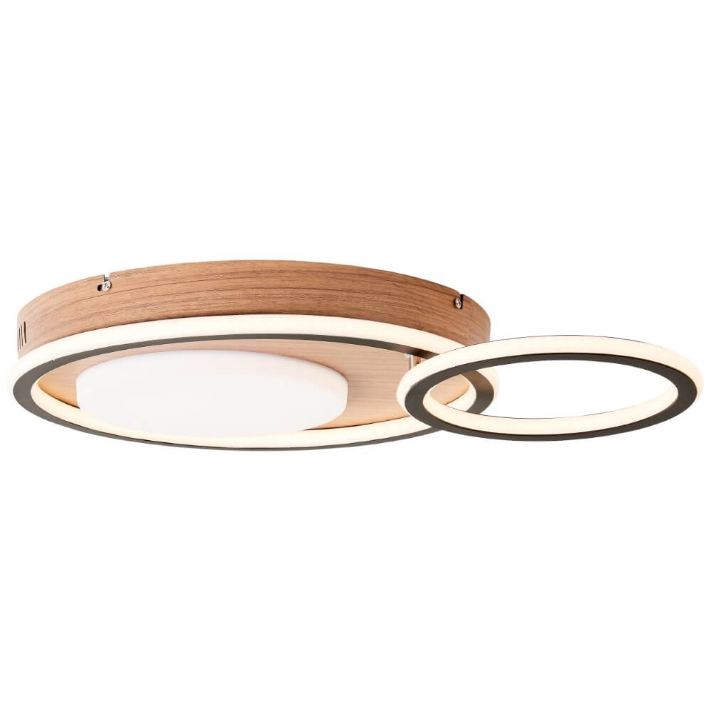 Plafonnier rond en bois Karney Plafonnier rond en bois Karney