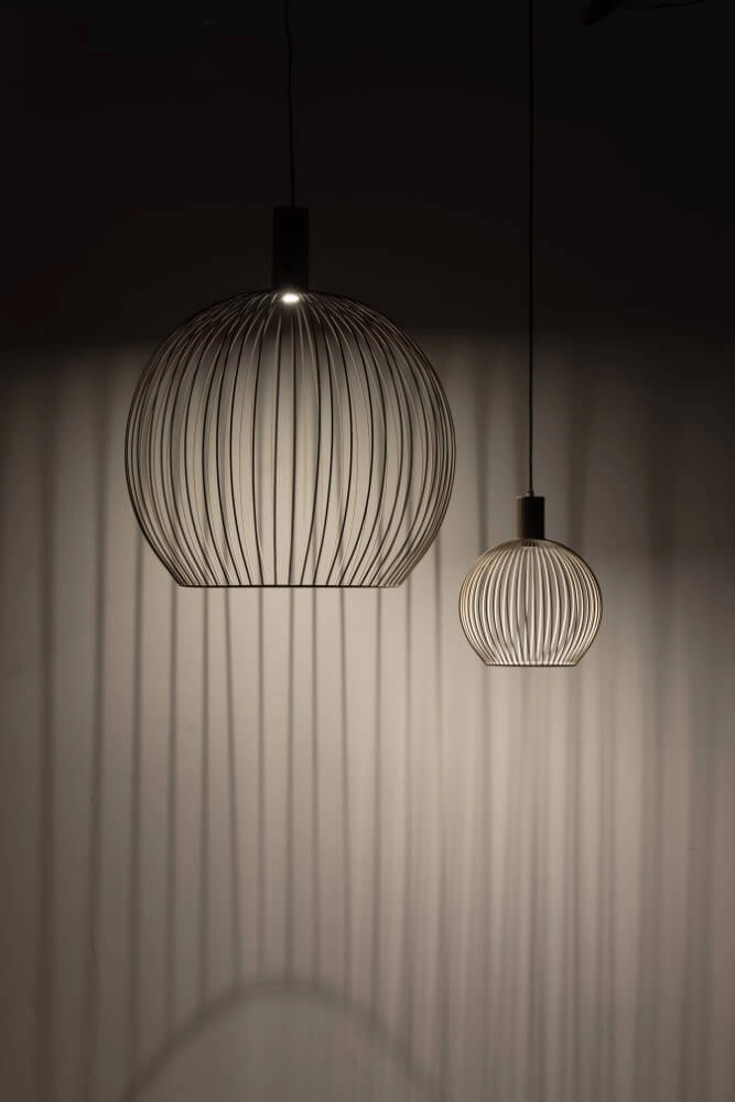 Lampe suspendue couleur sable Wire Sand Ø 50 cm ETH 8720195307129