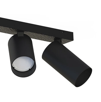 Spot long en saillie noir Mono Lyora 5903139784399