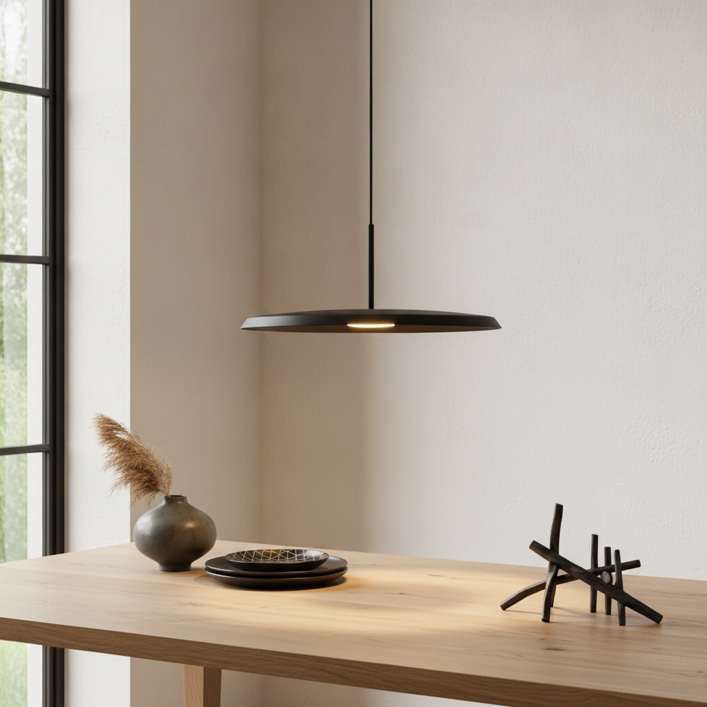 Suspension moderne Osorno noir Ø 35cm
