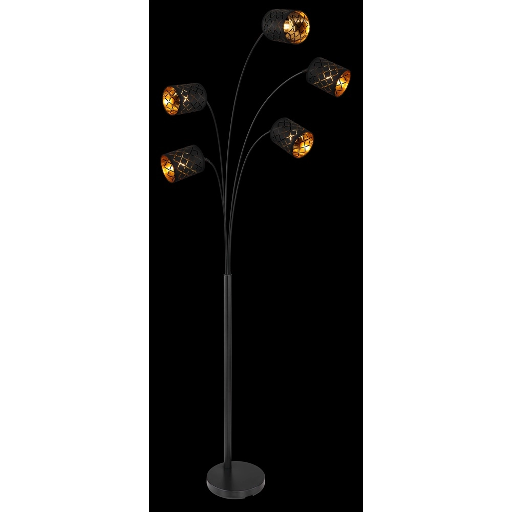 Lampe de pied Clarke Noir Globo 9007371415953