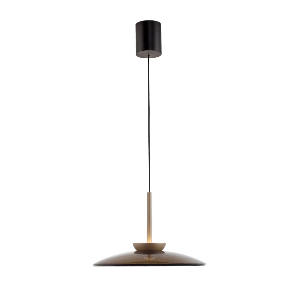Lampe suspendue 1 lumière Pure E-Moon bronze Paul Neuhaus 4012248382769