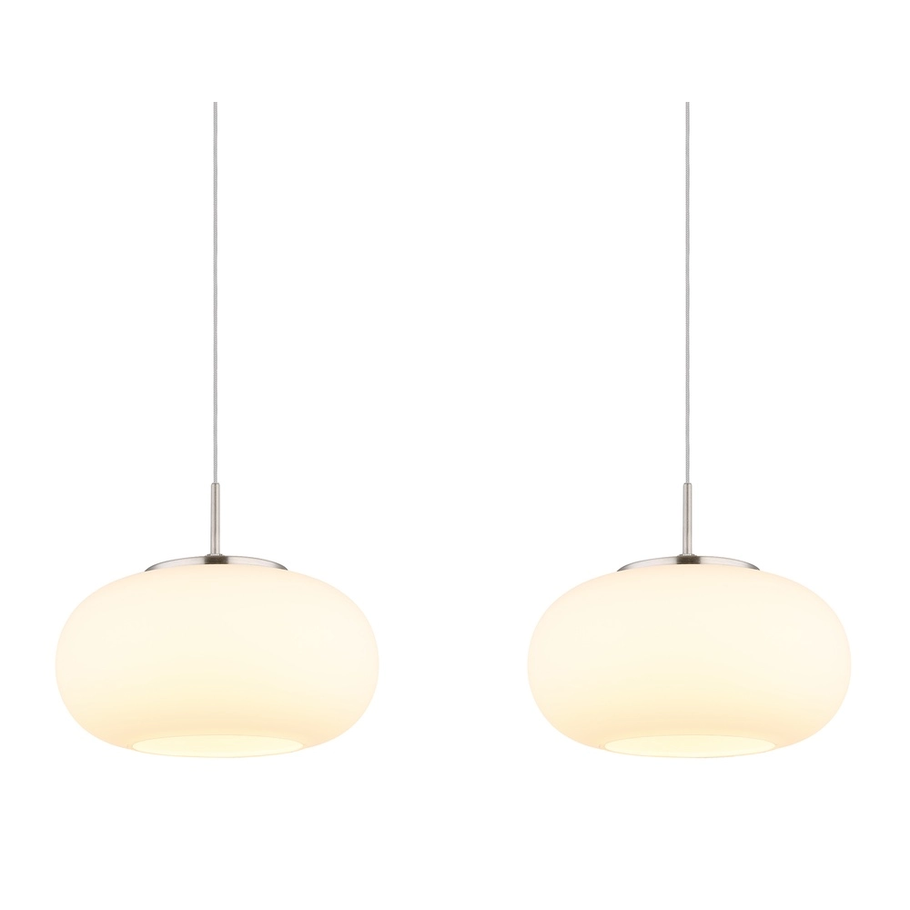 Lampe pendante de conception Quintara Nickel 4-léger Globo 9007371462322