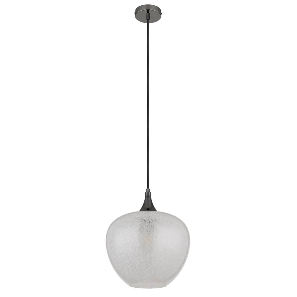 Suspension anthracite Maxy avec verre blanc Ø 29cm Globo 9007371447176